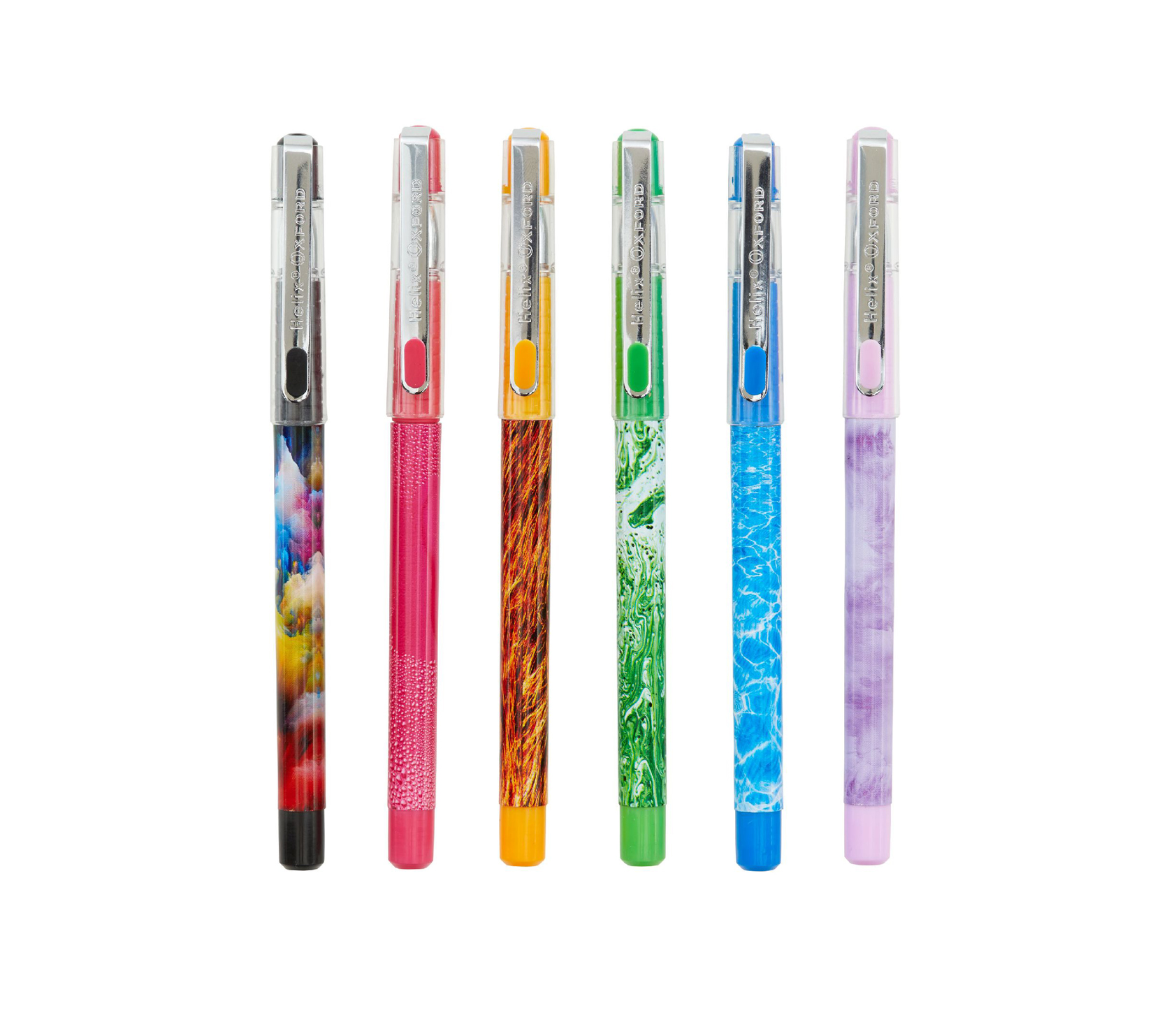 Helix Oxford Illusions Gel Pens x6 - Image 2