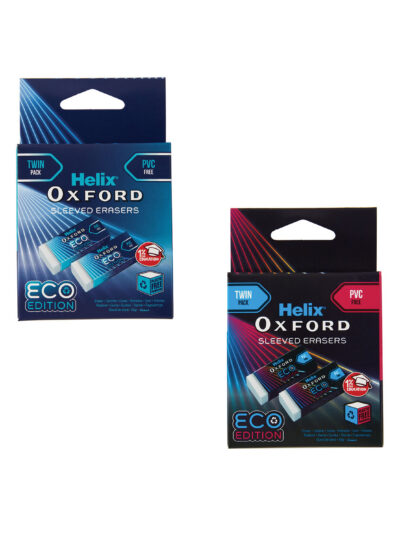 Helix Oxford Cyber Eco Erasers x2