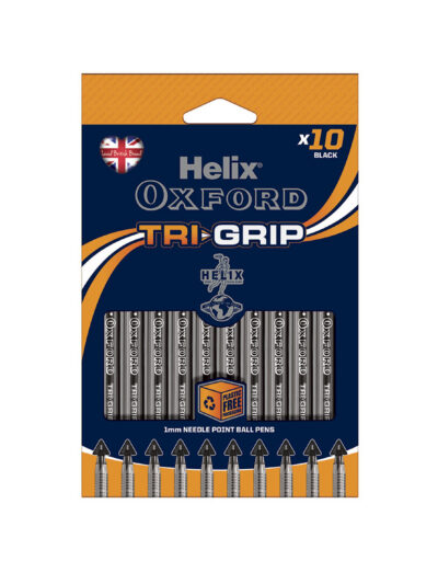 Helix Oxford Tri-Grip Pens x10