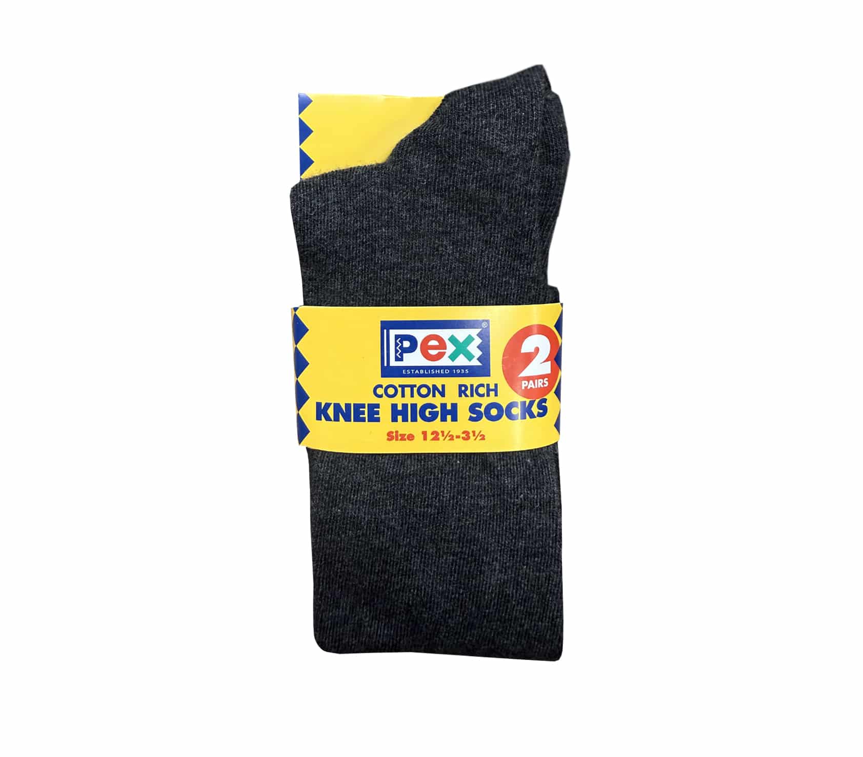Charcoal Twin Pack Knee High Socks