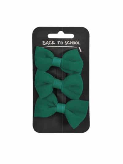 Bottle Green Hair Bows