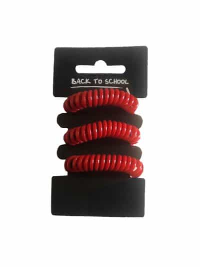 x3 Hair Coils Red