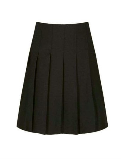 Black Stitch Down Skirt