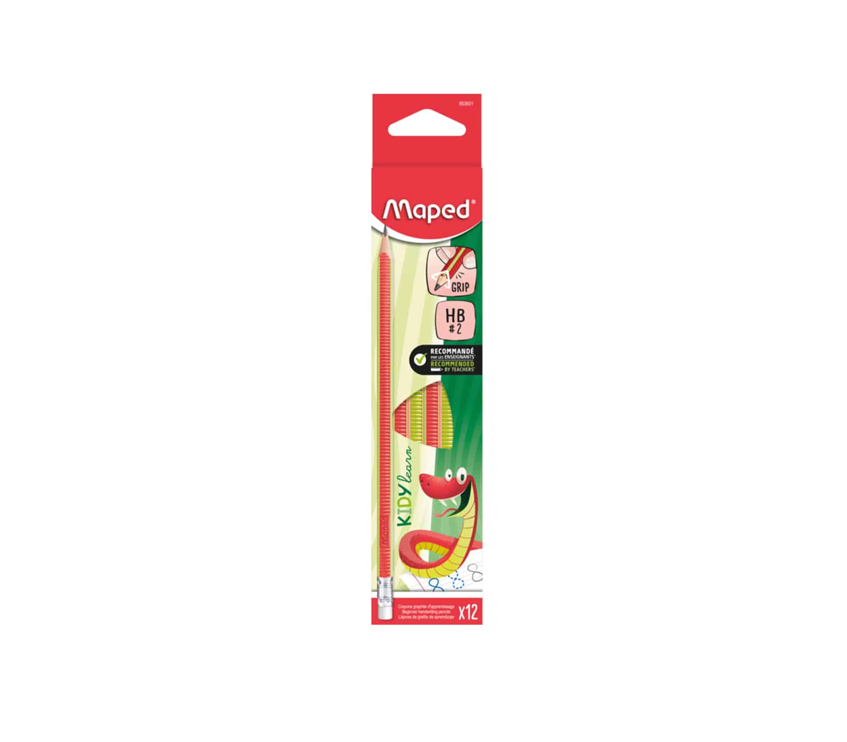 Maped Kidy Learn Pencil With Grip x12