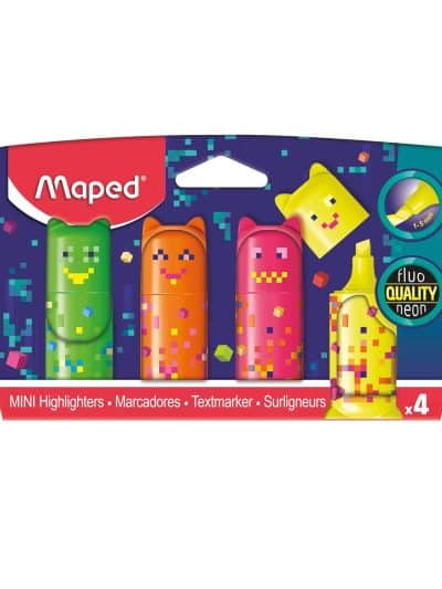 Maped Mini Pixel Character Highlighters