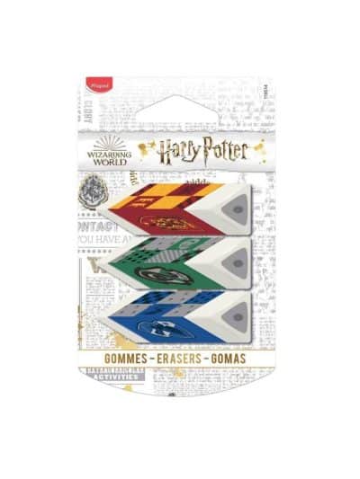 Mapped Harry Potter Pyramid Eraser