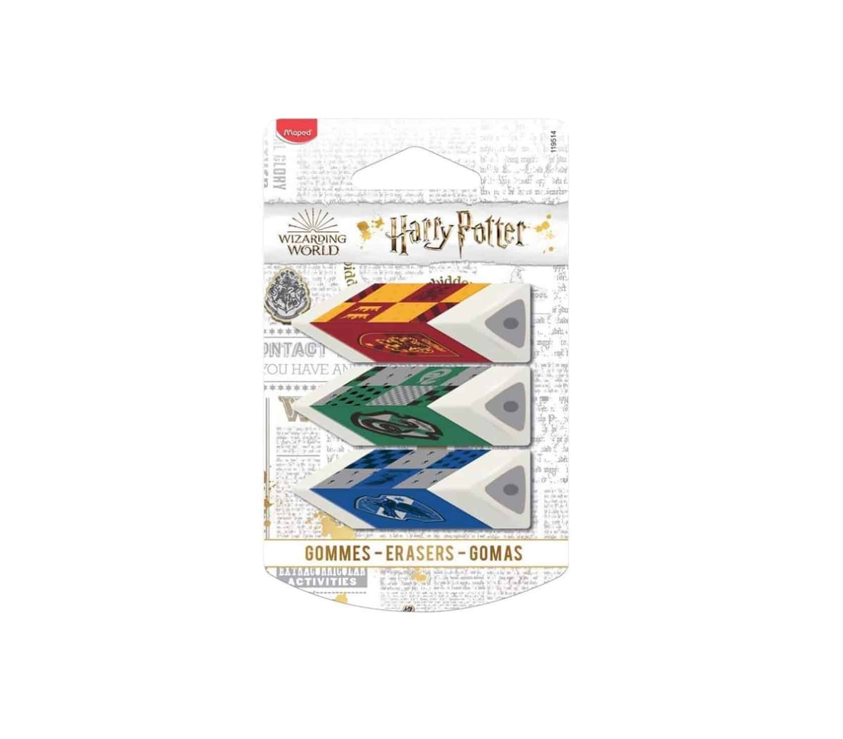 Mapped Harry Potter Pyramid Eraser