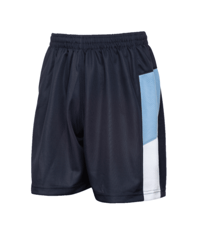 Navy Sky White PE Shorts